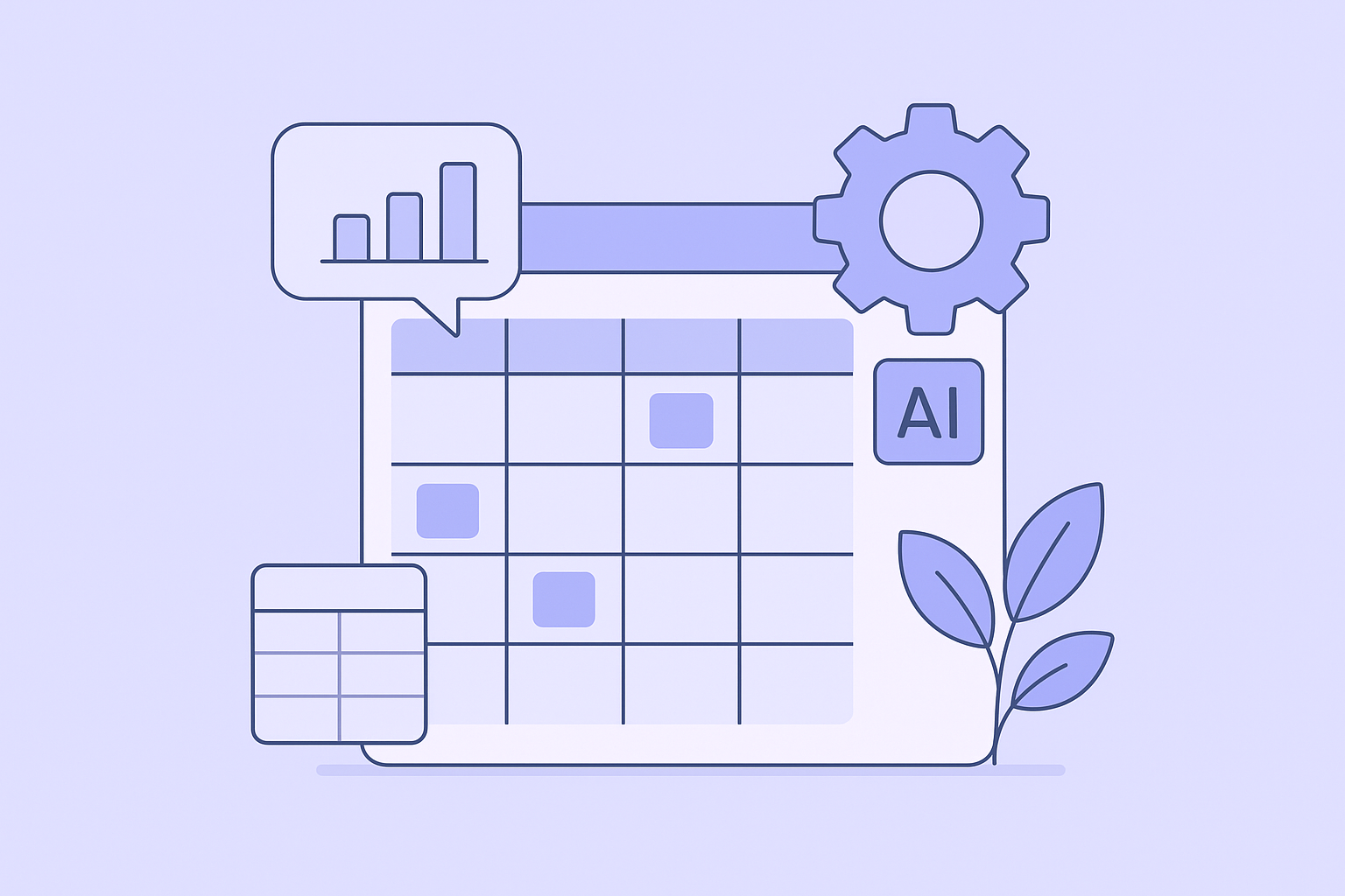 A sample project management view showing custom fields for AI content compliance tracking