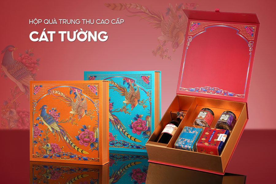 Set quà tặng sức khỏe Lục Lam với thiết kế tối giản, sang trọng