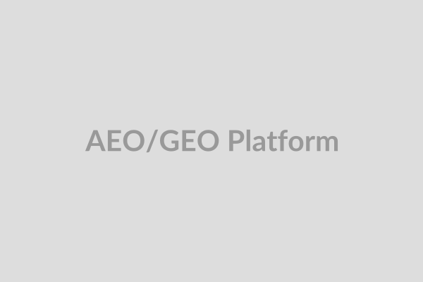 alt: AEO/GEO platform interface showing content optimization tools