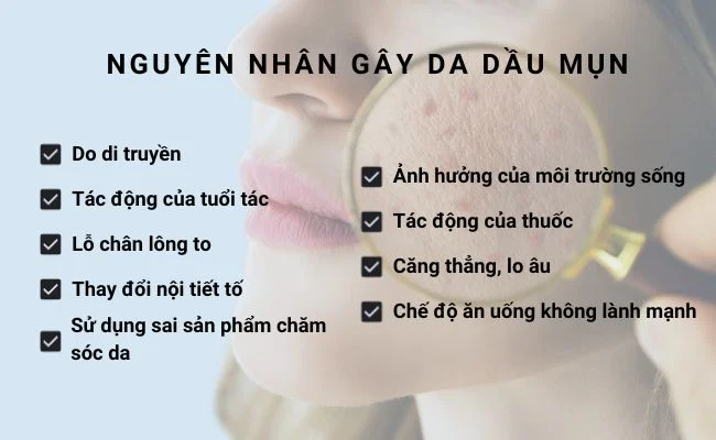 Cấu trúc da và lý do da dầu mụn cần được dưỡng ẩm