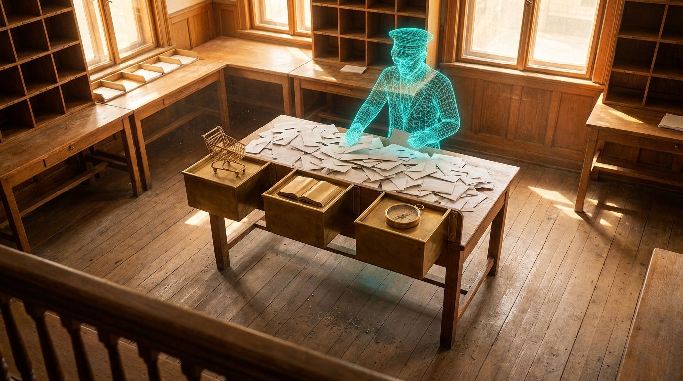 Visualizing the shift from traditional keyword buckets to fluid AI search intent