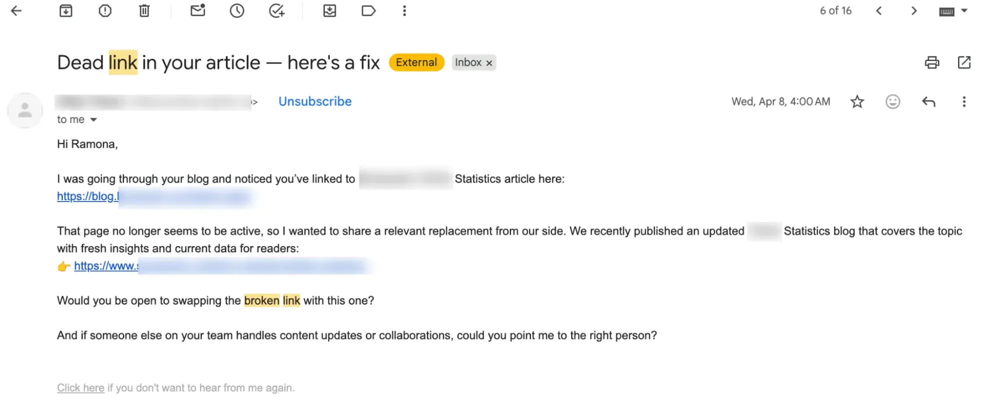 Professional backlink outreach aimed at improving off-page SEO