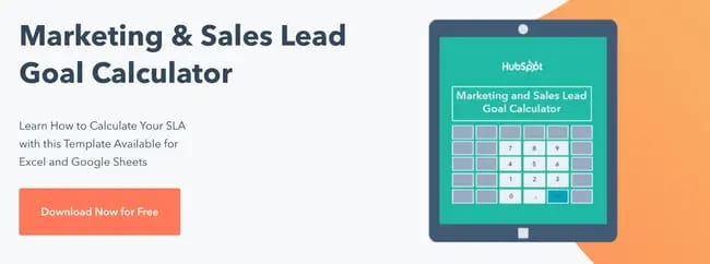 Lead Goal Calculator Interface