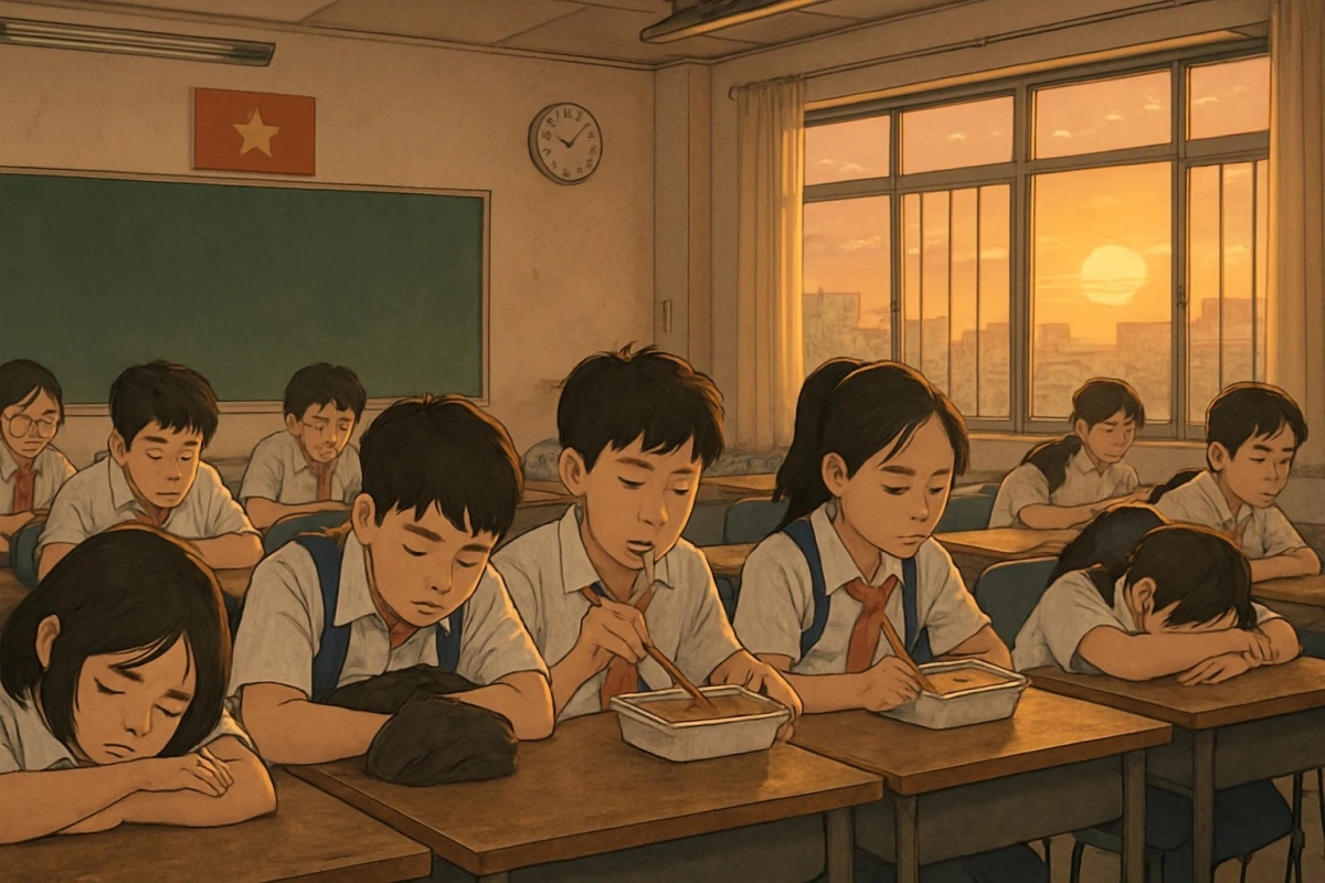 Học sinh Việt Nam cùng bạn bè học tập và phát triển kỹ năng mềm
