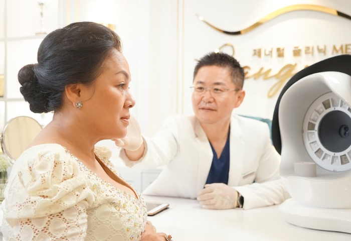 Minh họa quá trình phục hồi và thay đổi làn da nám sạm bền vững, không bào mòn da