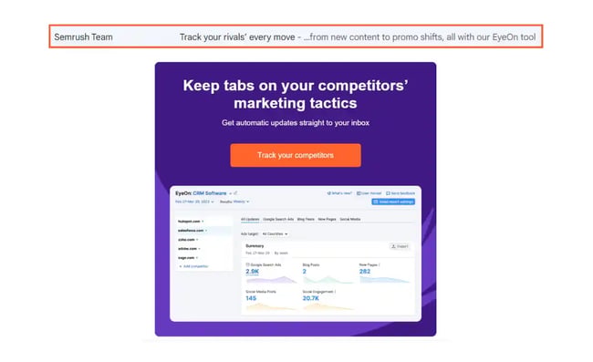 Semrush preview text examples