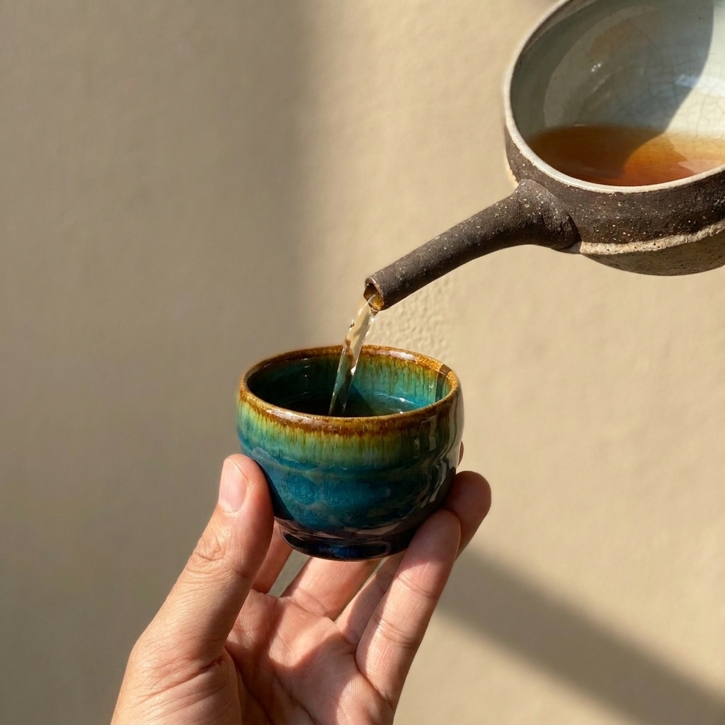 Trà Asian Sunset có vị như đúng cái tên, dịu dàng và ấm áp. Vị gừng nồng ấm nhẹ kết hợp với vị chát nhẹ của trà đen, hương thơm của quế, hậu vị ngọt tạo nên cảm giác vô cùng dễ chịu khi uống, nhất là