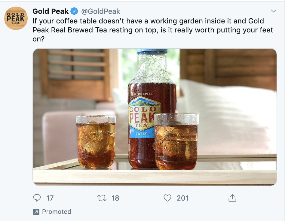 Twitter Ad Example