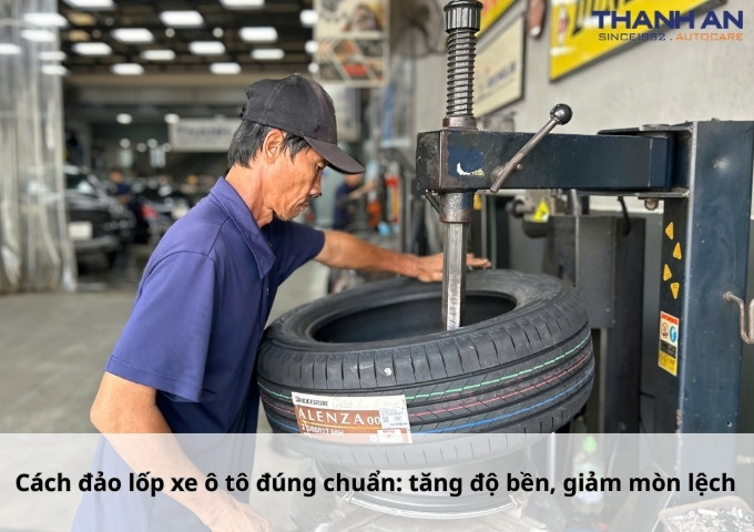 Cách đảo lốp xe ô tô đúng chuẩn: tăng độ bền, giảm mòn lệch
