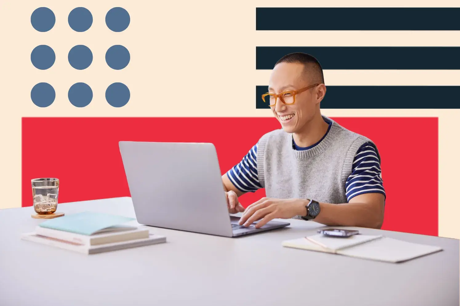 marketer builds an action plan for a team project