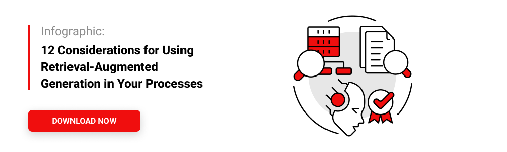 A visual representation of Retrieval Augmented Generation processes for AI accuracy