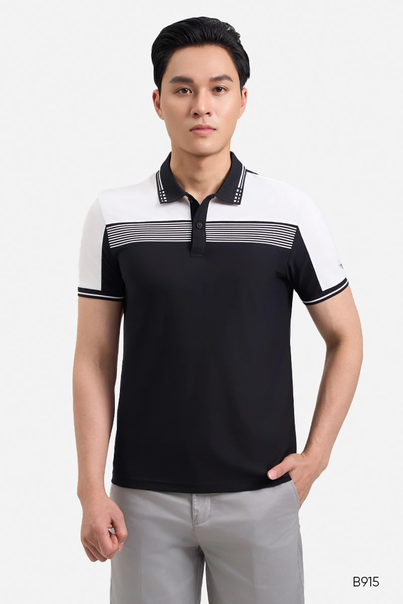 Áo polo đồng phục với cấu trúc dệt Pique bền đẹp, chống xù lông và giữ phom tối ưu.