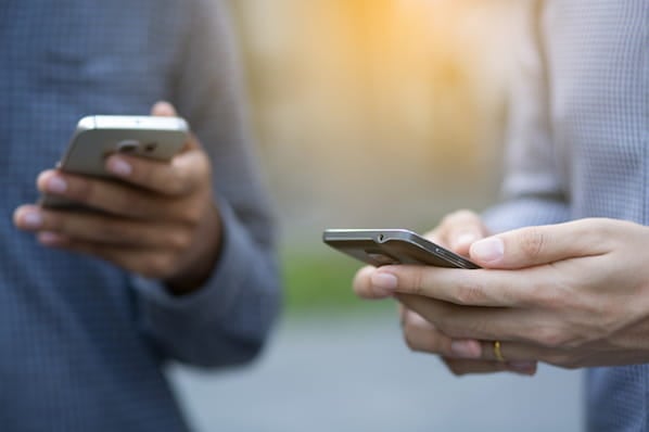 A professional analyzing digital engagement data