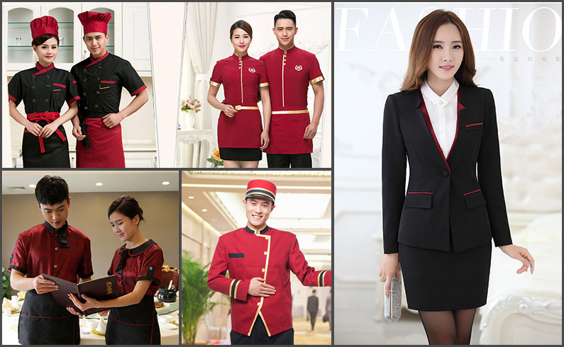 Nhân viên khách sạn mặc đồng phục chuyên nghiệp, thể hiện sự chỉn chu và chuẩn mực trong dịch vụ