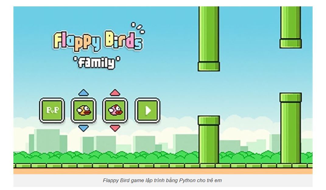 Học sinh THCS tạo trò chơi Flappy Bird, ứng dụng tư duy logic và toán học vào lập trình