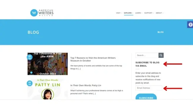 Blog post optimized for lead generation