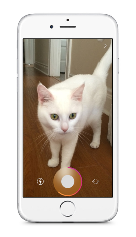 Instagram Story Camera Interface