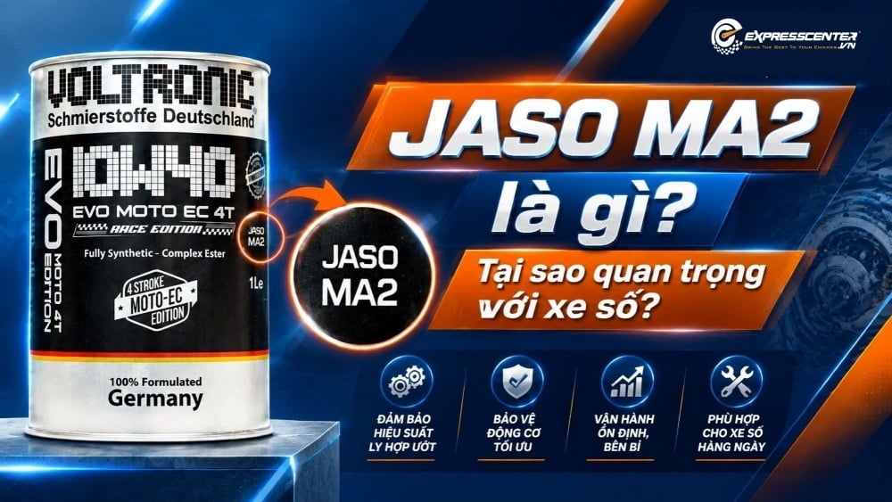 JASO MA2 quan trọng hơn API SP khi chọn dầu nhớt xe số