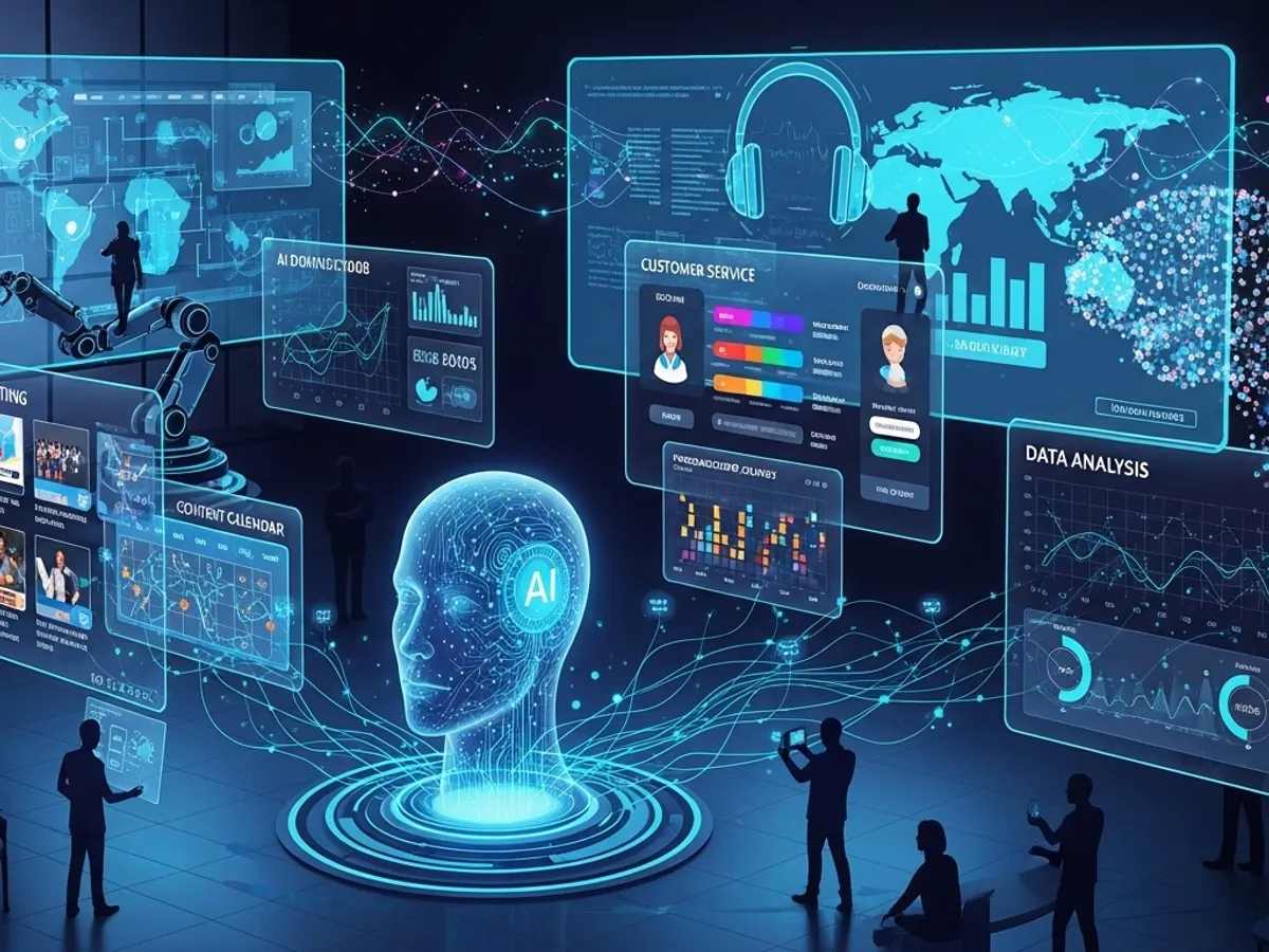 AI content planning interface displaying data analysis for anticipating user queries and optimizing for multi-turn AI search