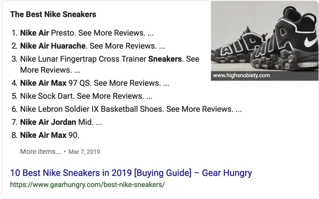 Website title examples