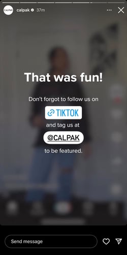 Direct Traffic Instagram Story
