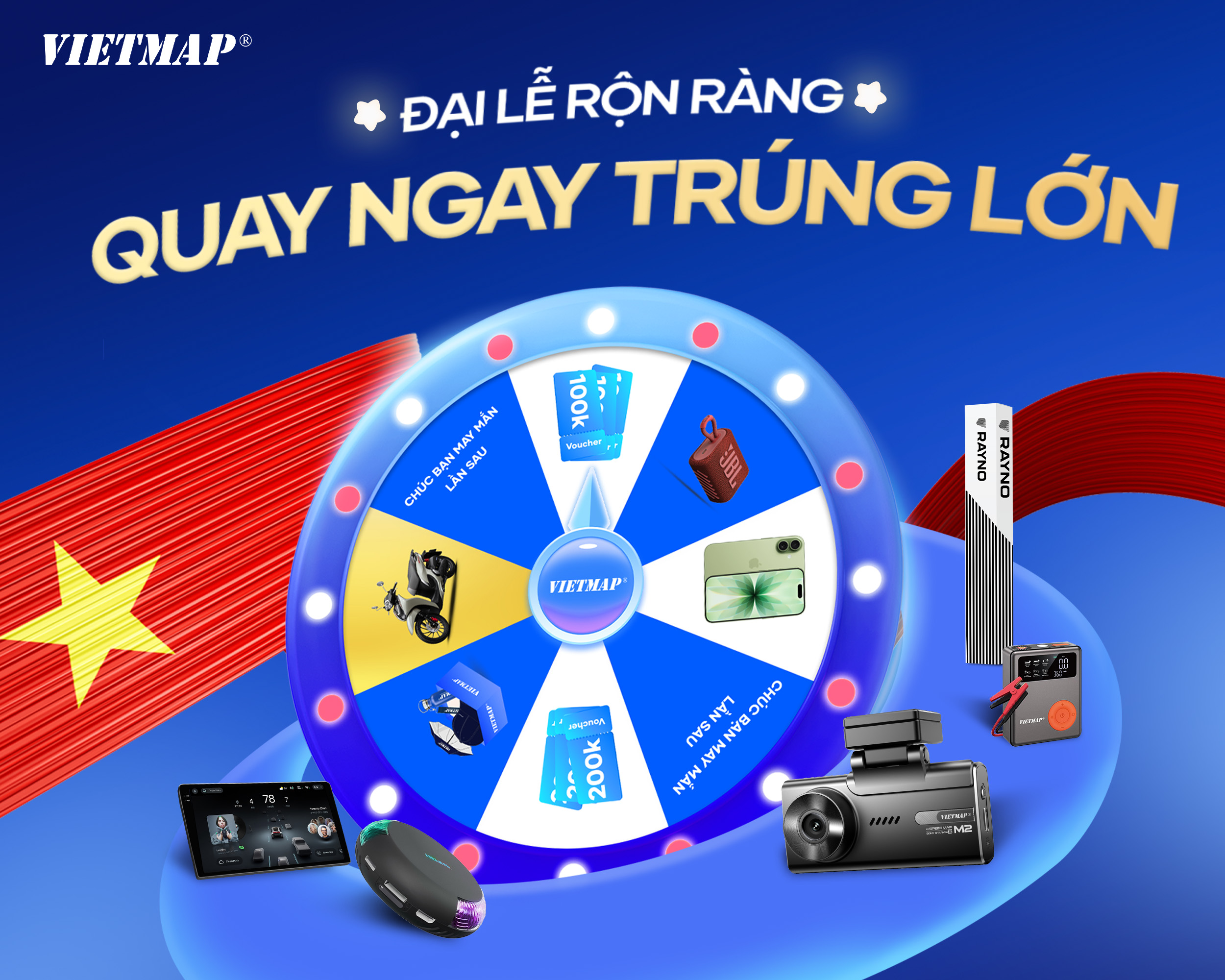 Sử dụng đèn cảnh báo khẩn cấp giúp nhận biết sự cố nổ lốp từ xa