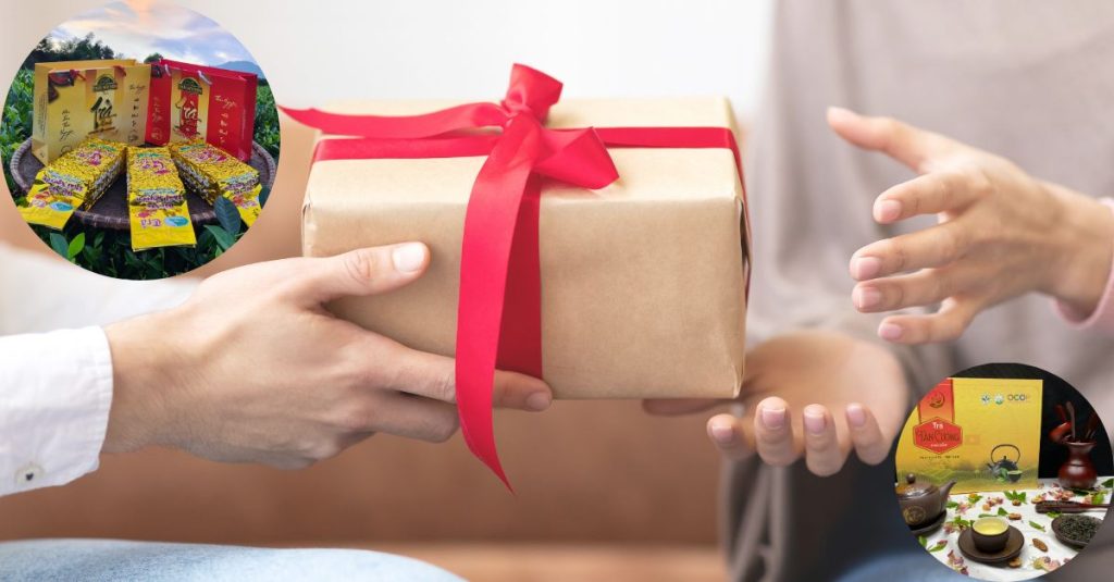 Bộ sưu tập trà thảo mộc cao cấp với thiết kế bao bì tinh tế, sang trọng, phù hợp để biếu tặng đối tác