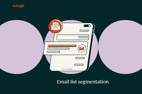 Infographic showing email list segmentation for better marketing campaigns