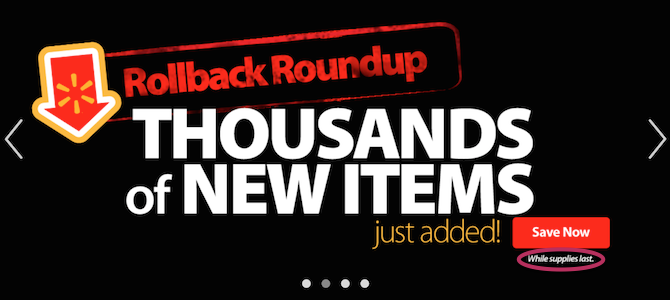 Broad promotional banners with supply-based urgency drive immediate engagement