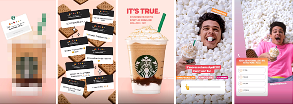 Starbucks Instagram Story without sound