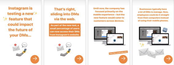 HubSpot Soundless Instagran Story