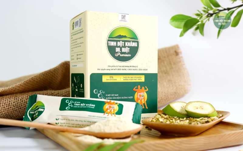 Tinh bột kháng hỗ trợ tiêu hóa.