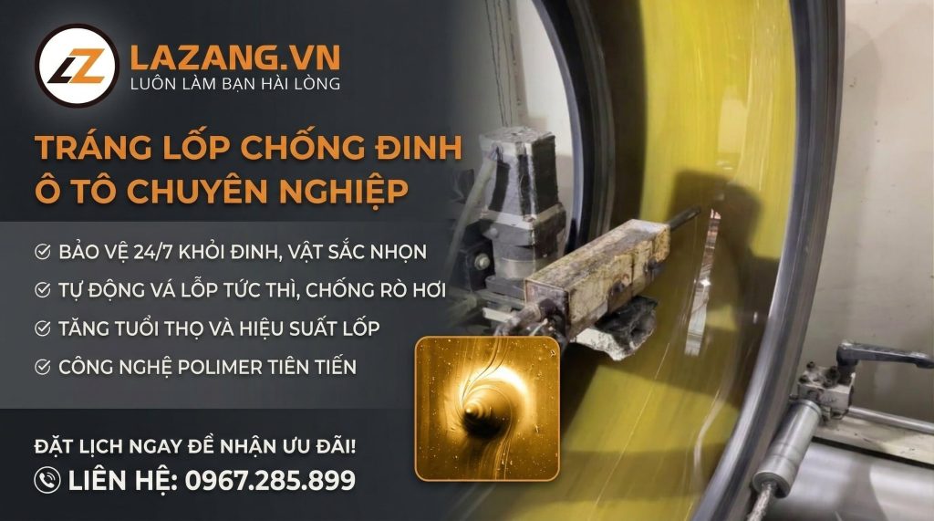 Chi Phí Tráng Keo Chống Xịt Lốp Quốc Dân: Bảng Giá 2026