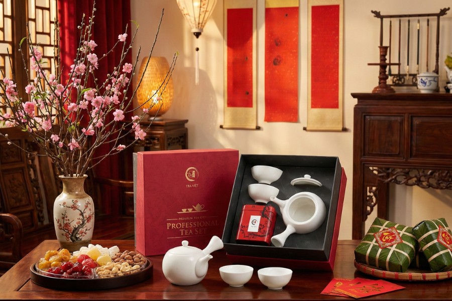 Set quà trà thảo mộc cao cấp: Tinh tế từ khoảnh khắc mở hộp