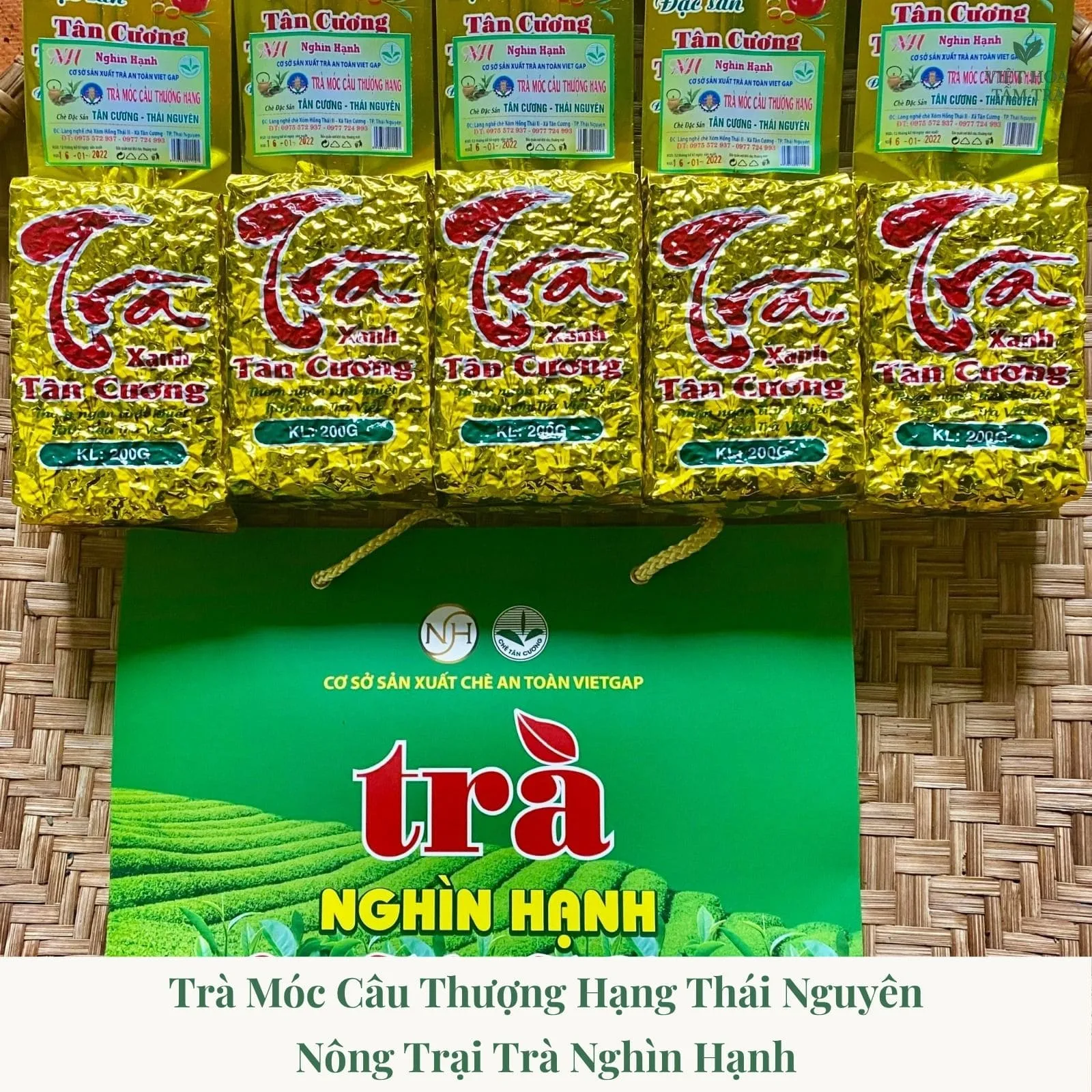 Set quà trà thiết kế riêng: Không gian trà chiều tĩnh lặng