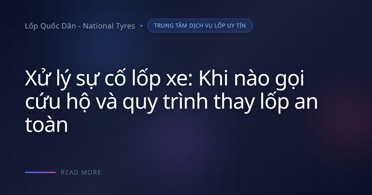 Tiếng xì nhỏ liên tục: Dấu hiệu lốp xe xì hơi chậm