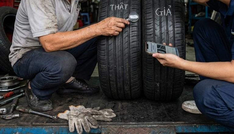 Rủi ro nổ lốp do cốt thép suy yếu trên lốp đắp, tái chế