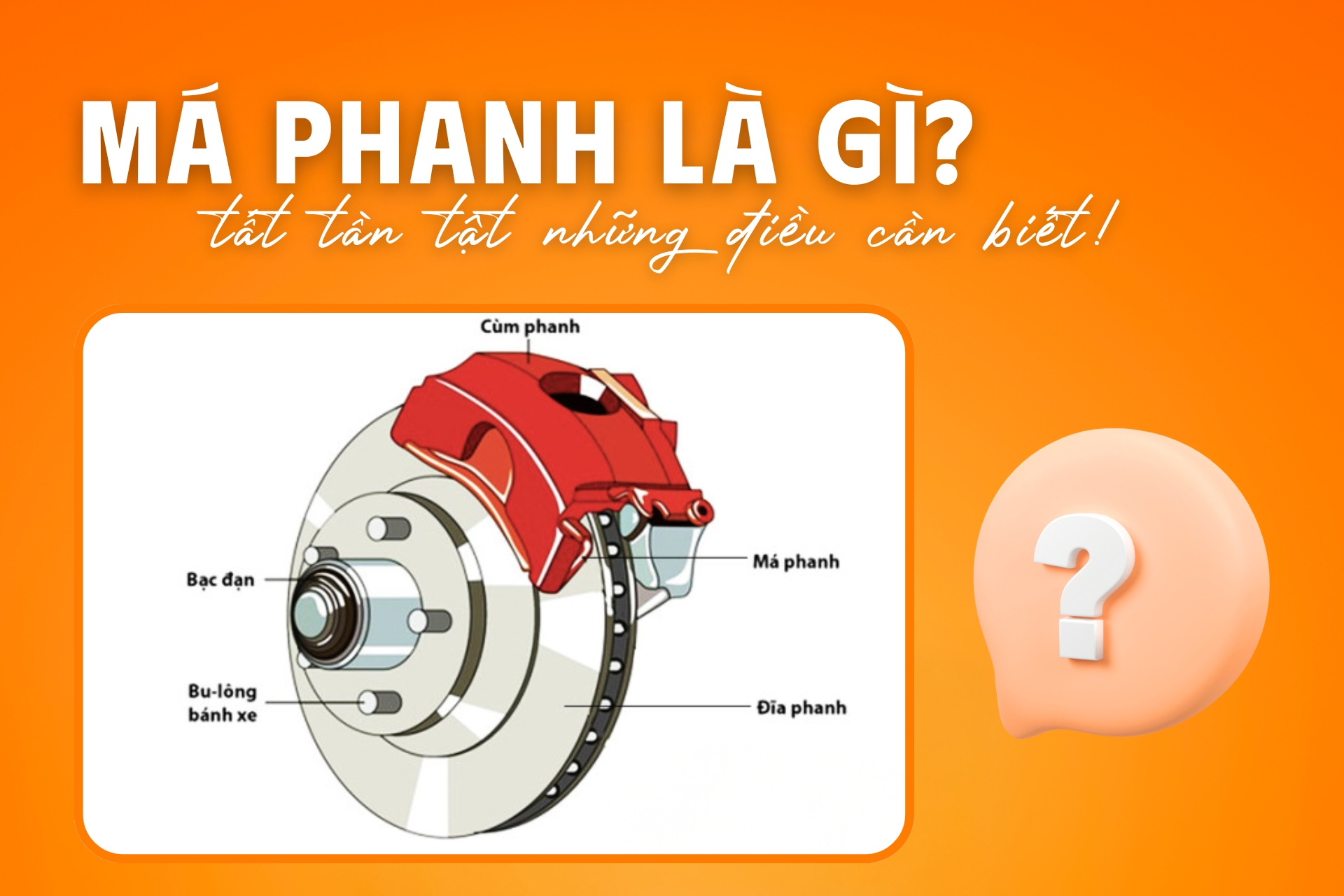 Dấu hiệu má phanh mòn: Nhận biết và chu kỳ bảo trì