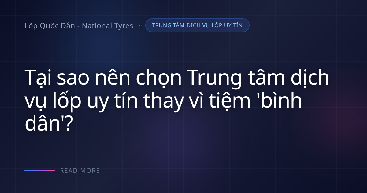 Tối ưu chi phí lốp cho xe dịch vụ: Chiến lược hoàn vốn