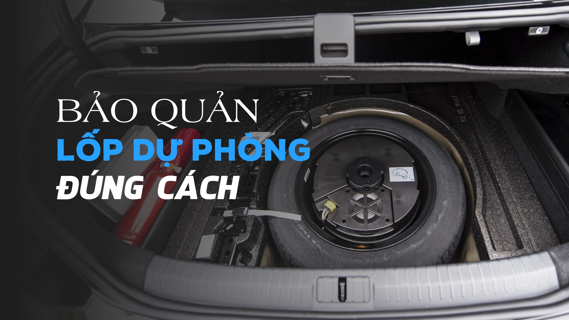 Lốp dự phòng hỏng khi cần: 5 sai lầm bảo quản phổ biến