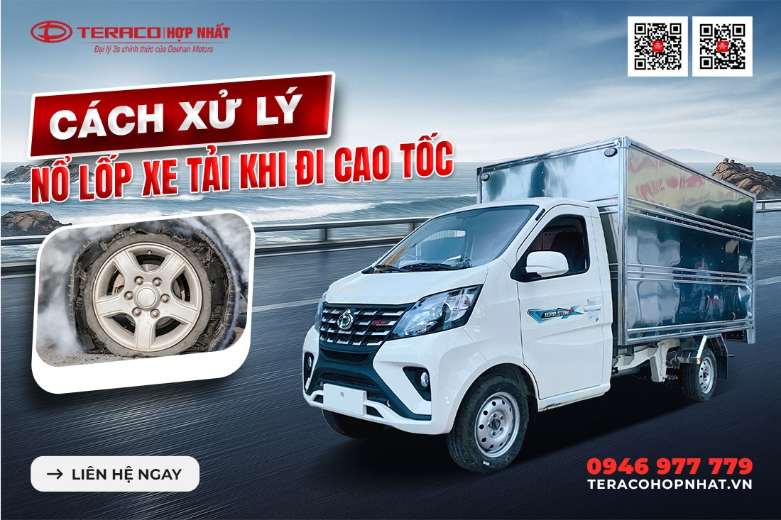 Nổ lốp ở làn 1 cao tốc: Thoát hiểm khi sát dải phân cách