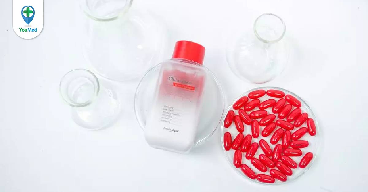 uống glutathione có hại không Bắt Nắng Không? Thực Tế Từ Dược Sĩ Health Foods Size:4*5 ml Korean Glutathione 1200mg |