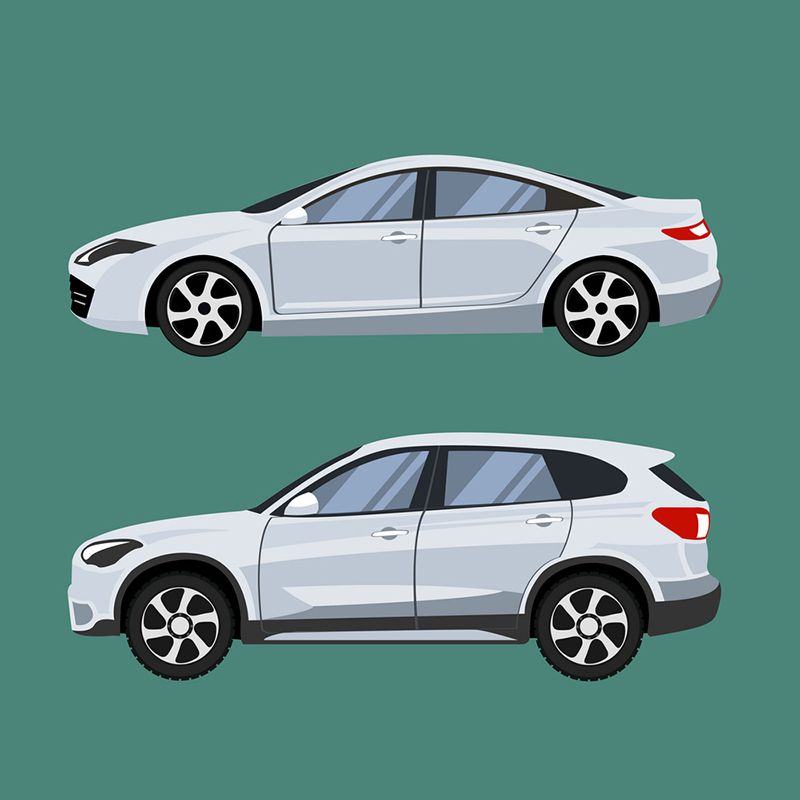 Khác biệt lốp SUV và sedan đến từ chiều cao gầm xe