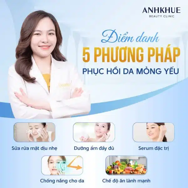 DA NHẠY CẢM – DƯỠNG SÁNG: Quy trình phục hồi an toàn