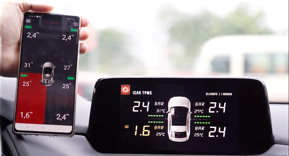 Cảm biến áp suất lốp tiết kiệm bao nhiêu khi đi đường dài?